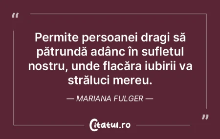 Permite persoanei dragi să pătrundă a... Permite persoanei dragi să pătrundă a...