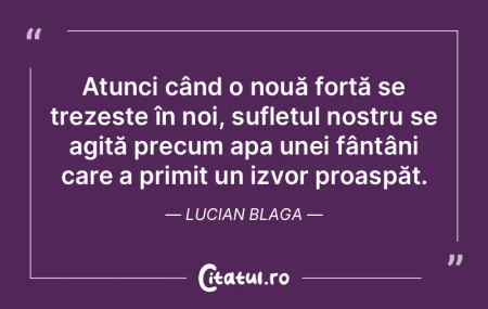 Atunci când o nouă forță se trezeșt...