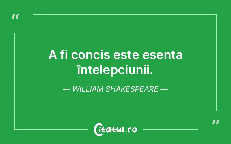 Citat William Shakespeare - citate spiritualitate