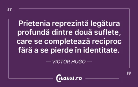 Prietenia reprezintă legătura profundÄ... Prietenia reprezintă legătura profundÄ...