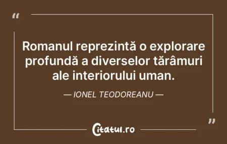 Romanul reprezintă o explorare profundÄ... Romanul reprezintă o explorare profundÄ...