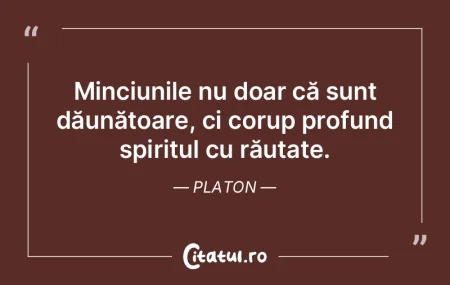 Minciunile nu doar că sunt dăunătoare... Minciunile nu doar că sunt dăunătoare...