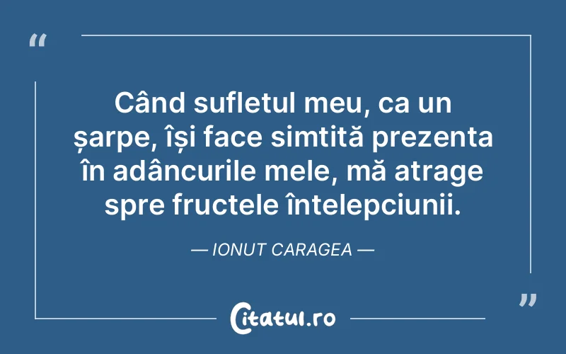 Citat Ionut Caragea - citate spiritualitate