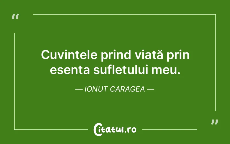 Citat Ionut Caragea - citate spiritualitate