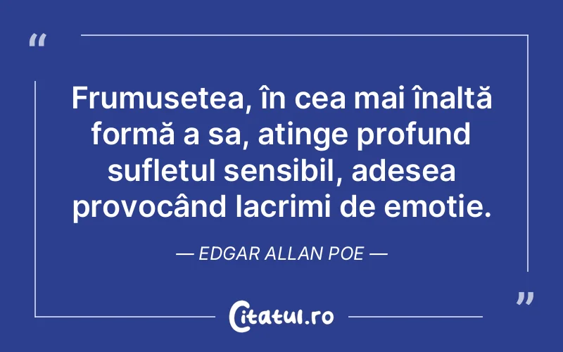 Citat Edgar Allan Poe - citate spiritualitate
