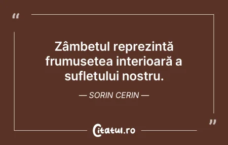 Zâmbetul reprezintă frumusețea interi... Zâmbetul reprezintă frumusețea interi...