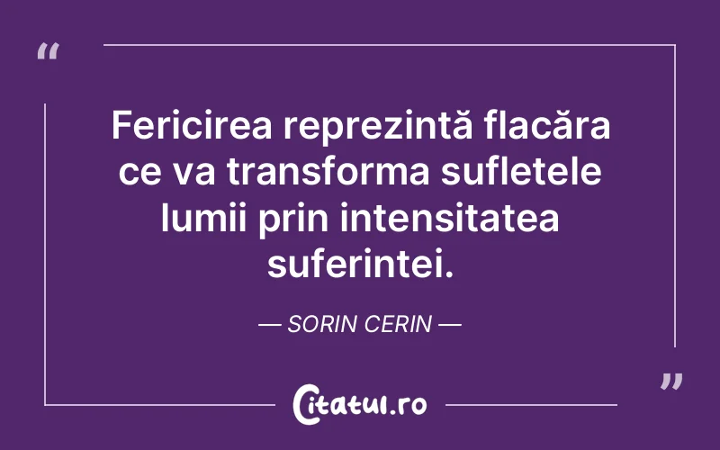 Citat Sorin Cerin - citate spiritualitate