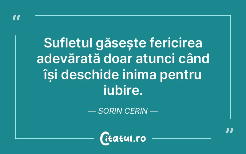 Citat Sorin Cerin - citate spiritualitate