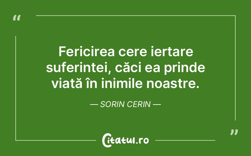 Citat Sorin Cerin - citate spiritualitate