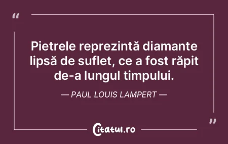 Pietrele reprezintă diamante lipsă de ...