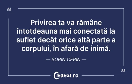 Privirea ta va rămâne întotdeauna mai... Privirea ta va rămâne întotdeauna mai...