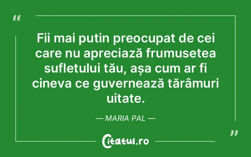 Citat Maria Pal - citate spiritualitate