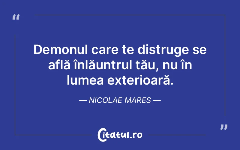Citat Nicolae Mares - citate spiritualitate