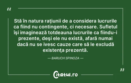 Stă în natura raţiunii de a considera... Stă în natura raţiunii de a considera...