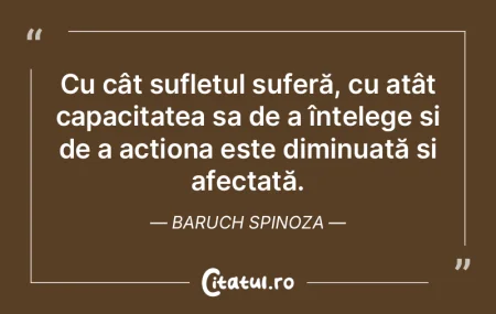 Cu cât sufletul suferă, cu atât capac... Cu cât sufletul suferă, cu atât capac...