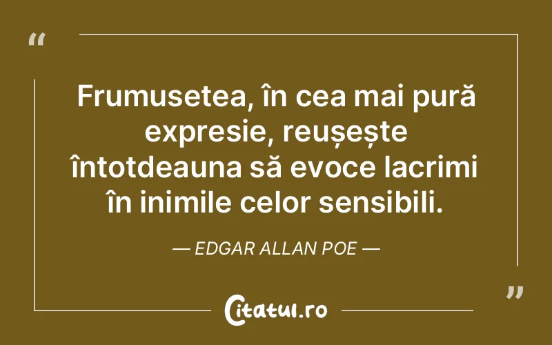 Citat Edgar Allan Poe - citate spiritualitate