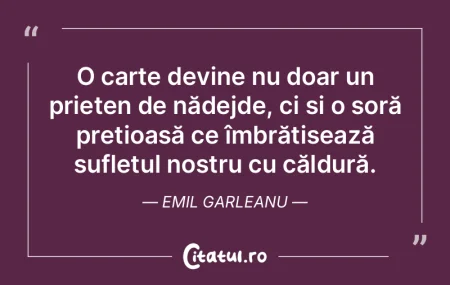 O carte devine nu doar un prieten de nă... O carte devine nu doar un prieten de nă...