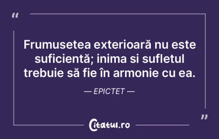 Frumusețea exterioară nu este suficien... Frumusețea exterioară nu este suficien...