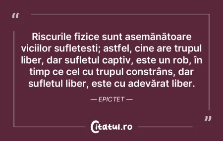 Riscurile fizice sunt asemănătoare vic... Riscurile fizice sunt asemănătoare vic...