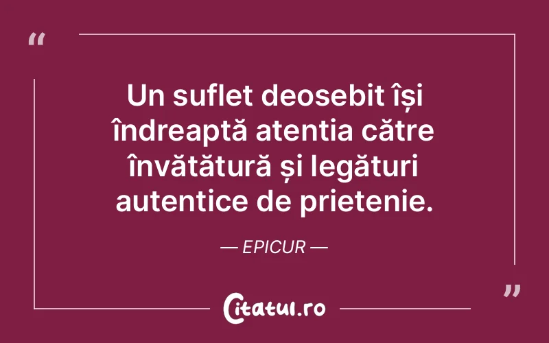 Citat Epicur - citate spiritualitate