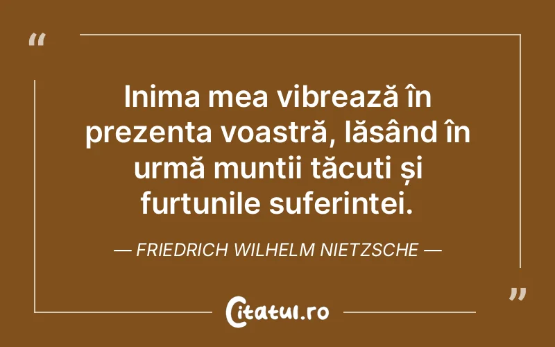 Citat Friedrich Wilhelm Nietzsche - citate spiritualitate