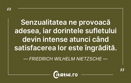 Senzualitatea ne provoacă adesea, iar d... Senzualitatea ne provoacă adesea, iar d...