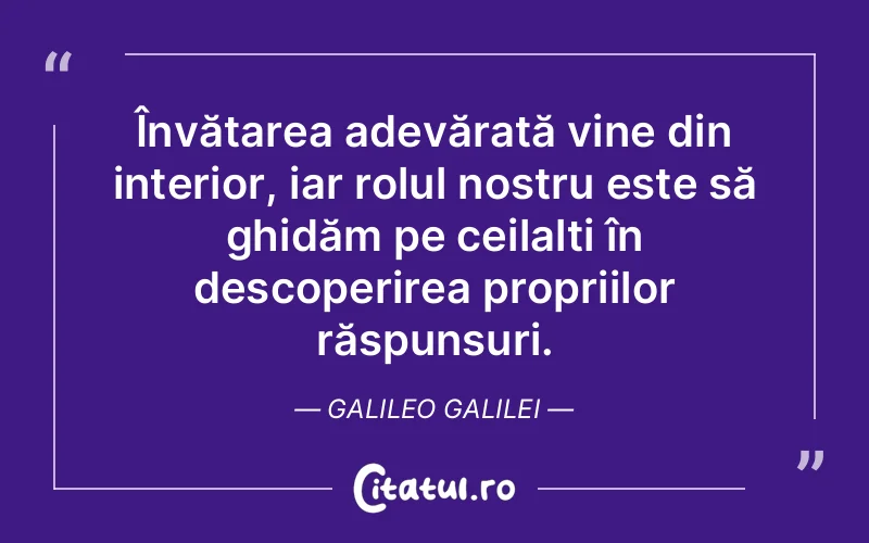 Citat Galileo Galilei - citate spiritualitate