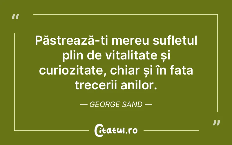 Citat George Sand - citate spiritualitate