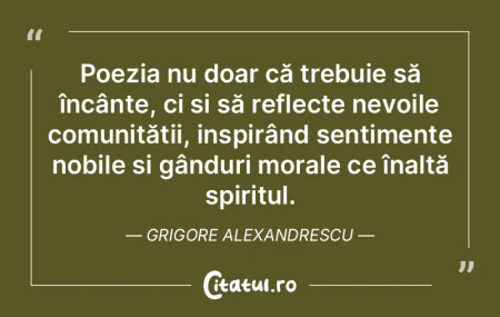 Poezia nu doar că trebuie să încânte... Poezia nu doar că trebuie să încânte...