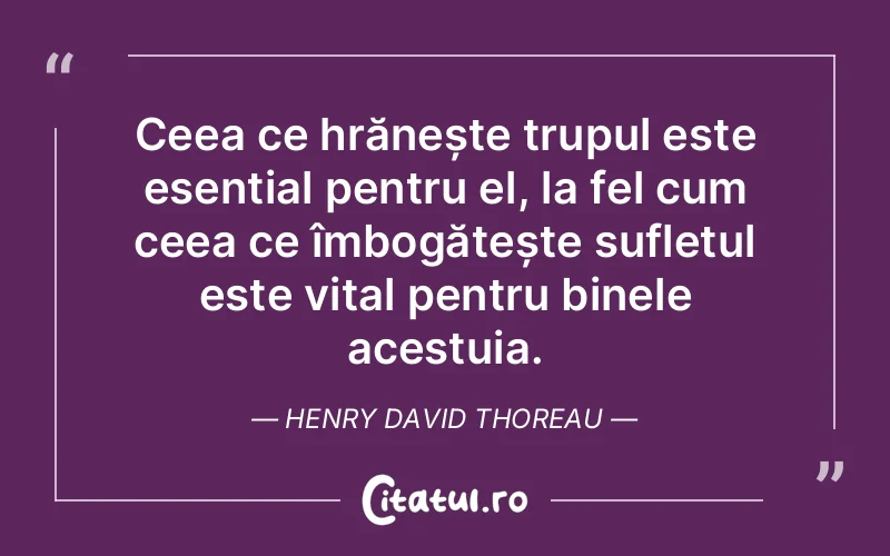 Citat Henry David Thoreau - citate spiritualitate