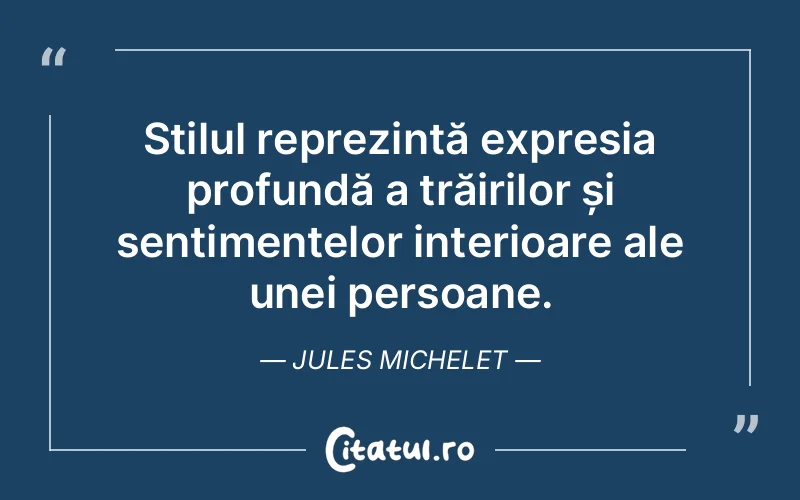 Citat Jules Michelet - citate spiritualitate