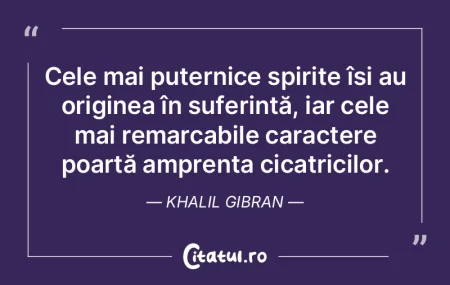 Cele mai puternice spirite își au orig...