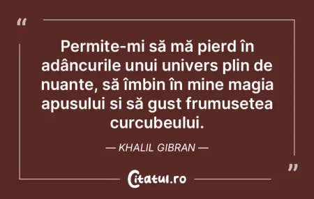Permite-mi să mă pierd în adâncurile... Permite-mi să mă pierd în adâncurile...