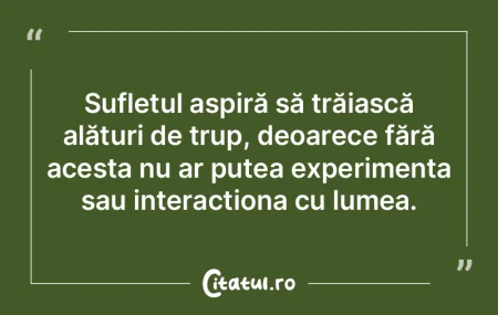 Sufletul aspiră să trăiască alături... Sufletul aspiră să trăiască alături...