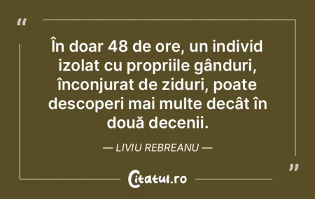 În doar 48 de ore, un individ izolat cu... În doar 48 de ore, un individ izolat cu...