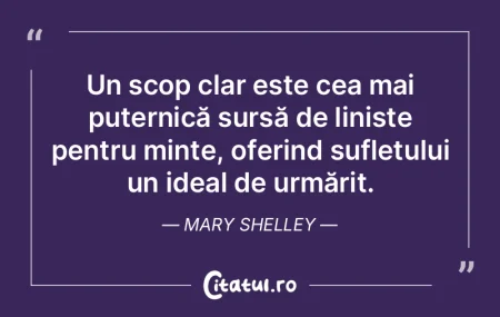Un scop clar este cea mai puternică sur... Un scop clar este cea mai puternică sur...