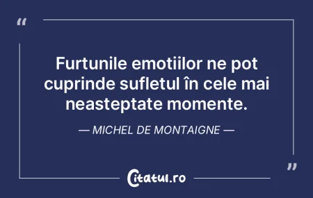Furtunile emoțiilor ne pot cuprinde suf... Furtunile emoțiilor ne pot cuprinde suf...