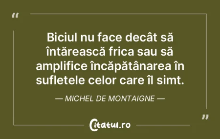 Biciul nu face decât să întărească ... Biciul nu face decât să întărească ...