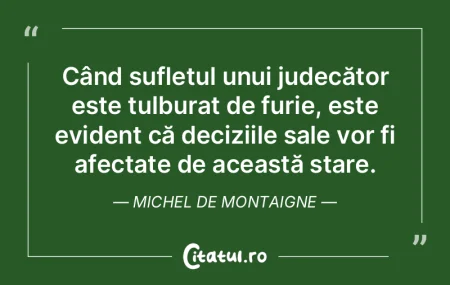 Când sufletul unui judecător este tulb... Când sufletul unui judecător este tulb...