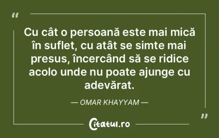 Cu cât o persoană este mai mică în s... Cu cât o persoană este mai mică în s...