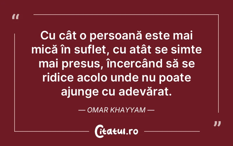 Citat Omar Khayyam - citate spiritualitate