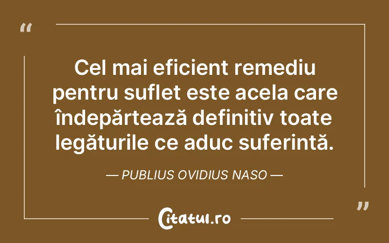 Citat Publius Ovidius Naso - citate spiritualitate