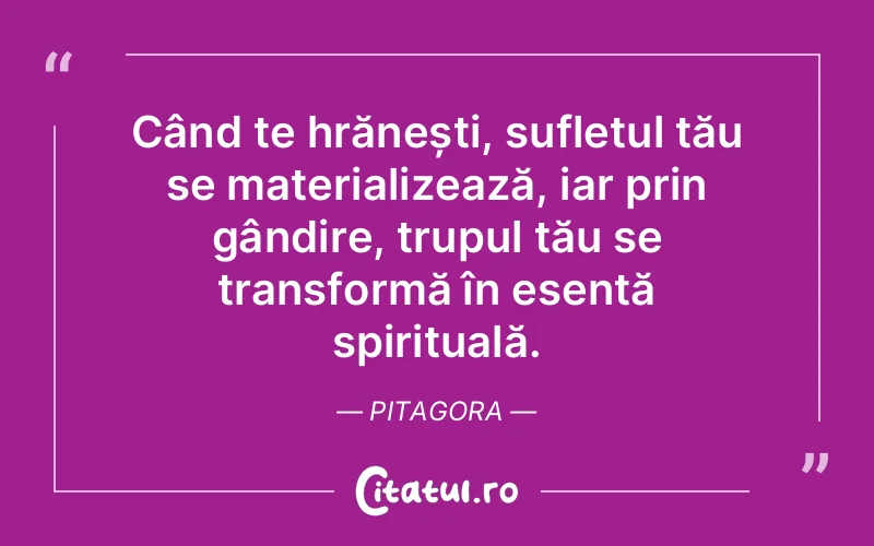 Citat Pitagora - citate spiritualitate