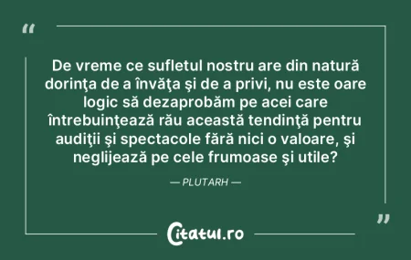 De vreme ce sufletul nostru are din natu... De vreme ce sufletul nostru are din natu...