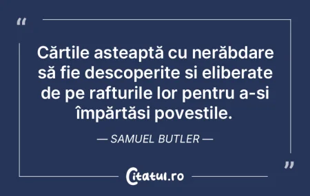 Cărțile așteaptă cu nerăbdare să f...