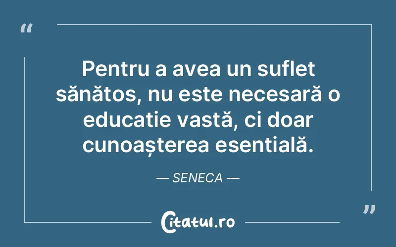 Citat Seneca - citate spiritualitate