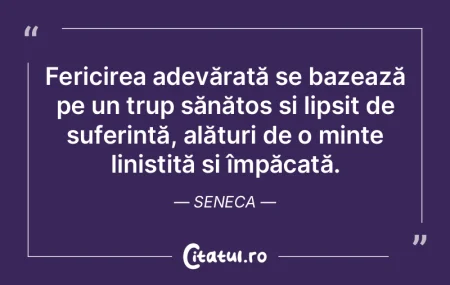 Fericirea adevărată se bazează pe un ... Fericirea adevărată se bazează pe un ...