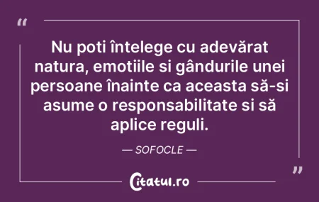 Nu poți înțelege cu adevărat natura,...