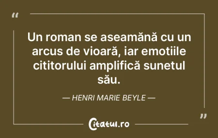 Un roman se aseamănă cu un arcuș de v...