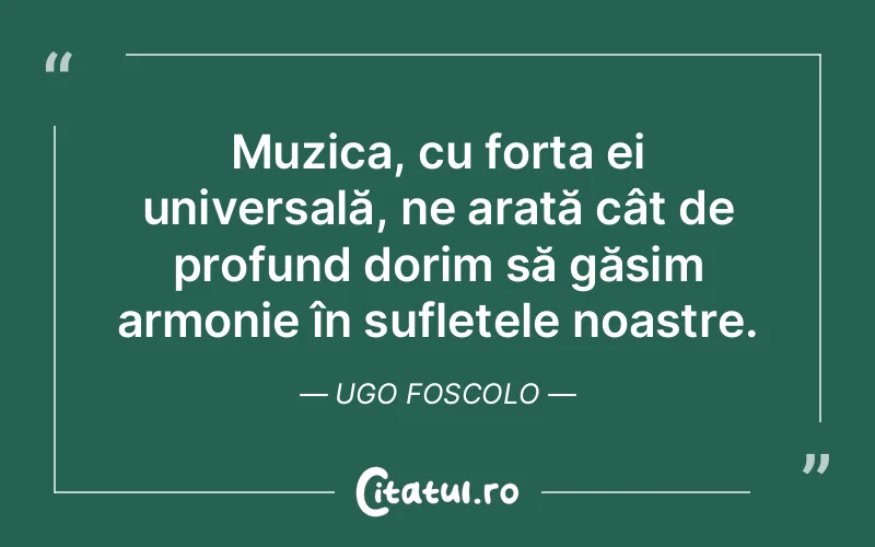 Citat Ugo Foscolo - citate spiritualitate